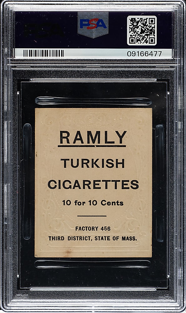 1909 T204 Ramly Tobacco Walter Blair PSA EX 5