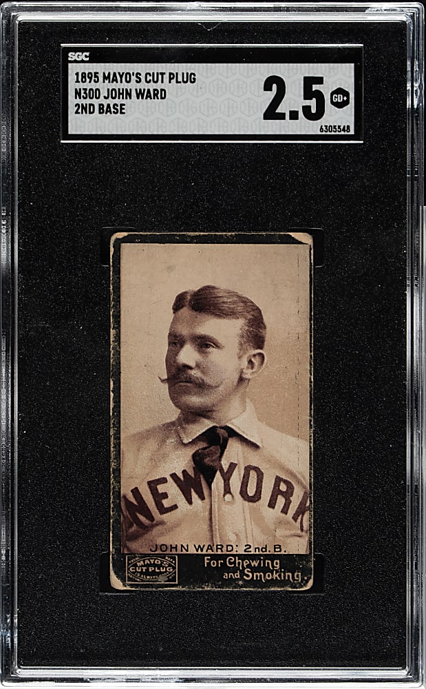1895 N300 Mayo's Cut Plug John Ward 2nd Base SGC GOOD+ 2.5
