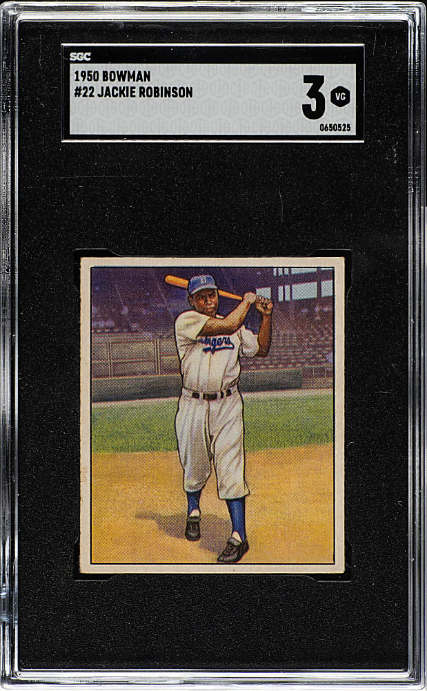 1950 Bowman #22 Jackie Robinson SGC VG 3