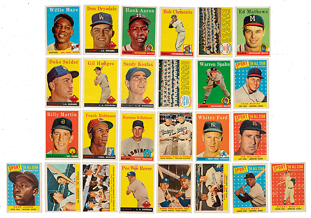 1958 Topps Complete Set (494)