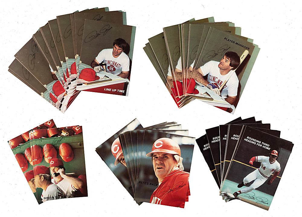 1985 Mr. Z's Pizza Pete Rose Complete Set Collection (500 Sets, 5,500 Cards)