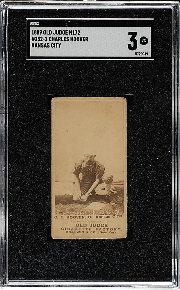 1889 N172 Old Judge Charles Hoover SGC VG 3