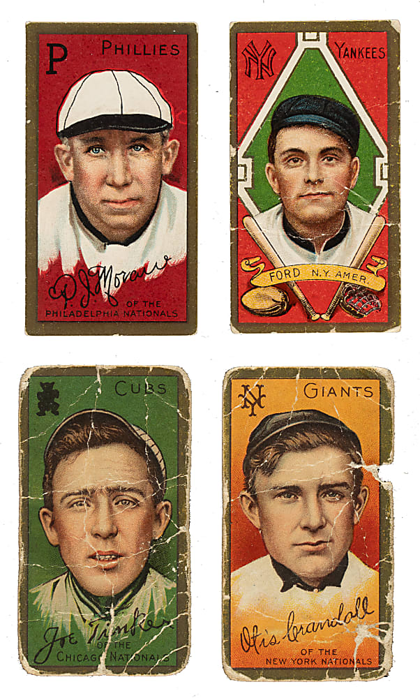 1911 T205 Gold Border Collection (43) Including Joe Tinker