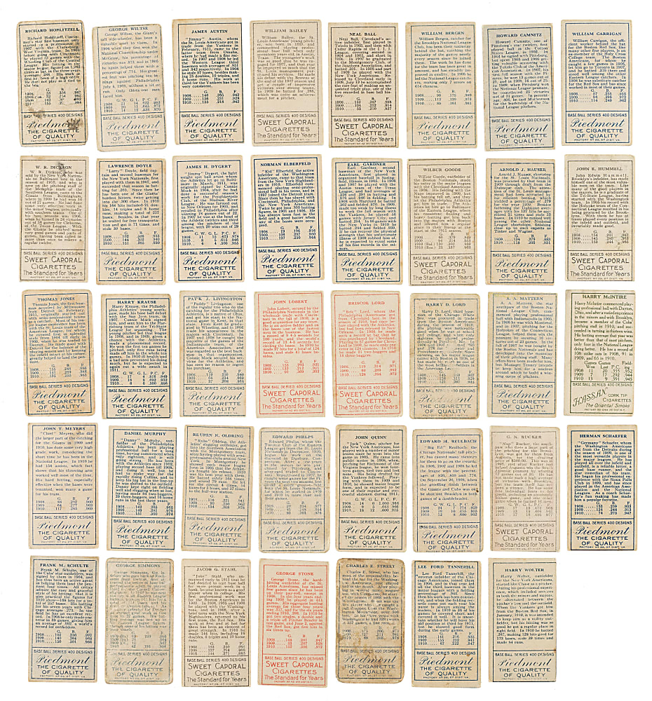1911 T205 Gold Border Collection (43) Including Joe Tinker