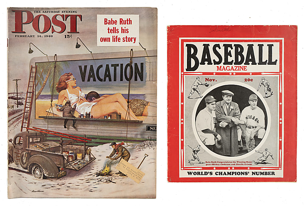 1921 to 1950 Babe Ruth Publication Collection (13)