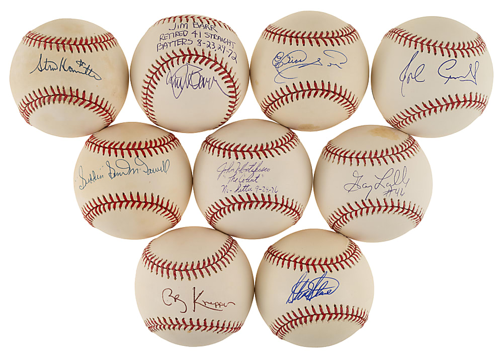 1970s San Francisco Giants Pitchers Single-Signed Baseball Collection (15) Including McDowell, Montefusco, Perry, and Blue