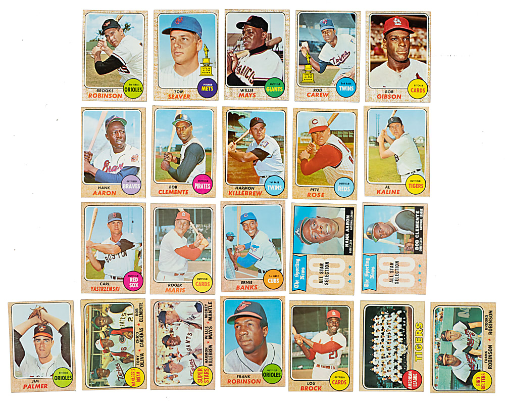 1968 Topps Complete Set (598)