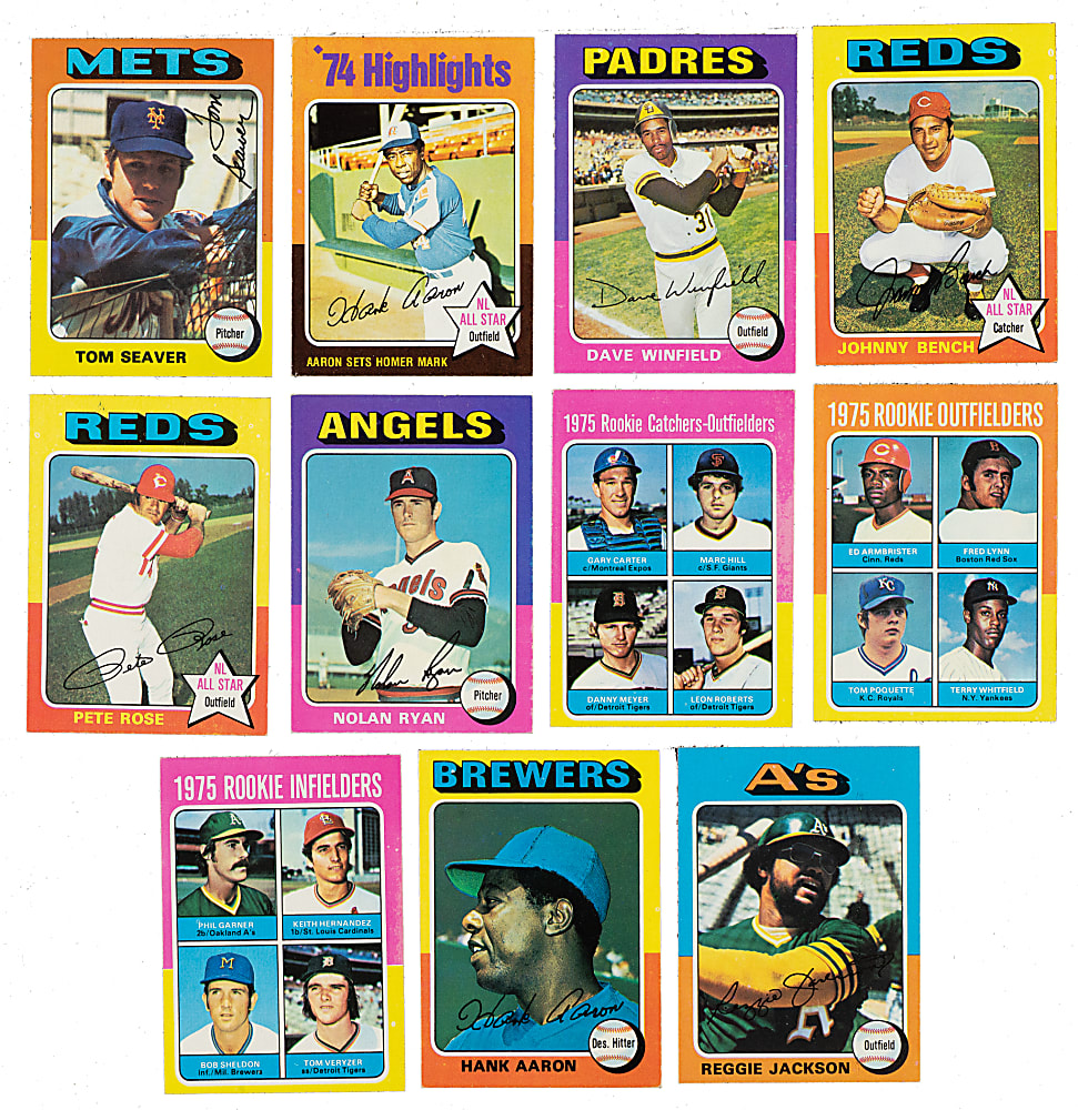 High-Grade 1975 Topps Complete Set (660)