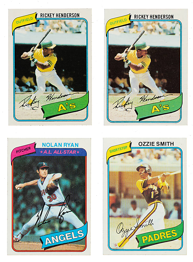 1976 to 1980 Topps Complete and Near-Complete Set Collection (6 Sets, 3,818 Cards)