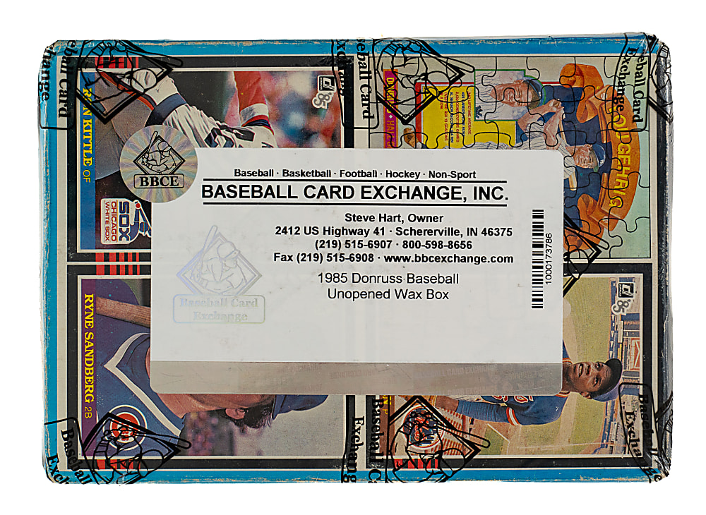 1985 Donruss Unopened Wax Box (36 Packs) - BBCE