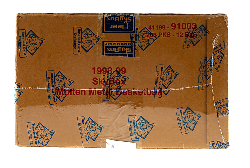 1998-1999 Skybox Molten Metal Basketball Factory-Sealed Unopened Hobby Case (12 Boxes) - BBCE - Dirk Nowitzki, Paul Pierce, and Vince Carter Rookie Year