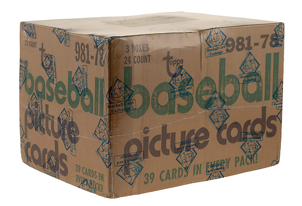 1978 Topps Factory-Sealed Unopened Rack Case (3 Boxes, 72 Packs) - BBCE