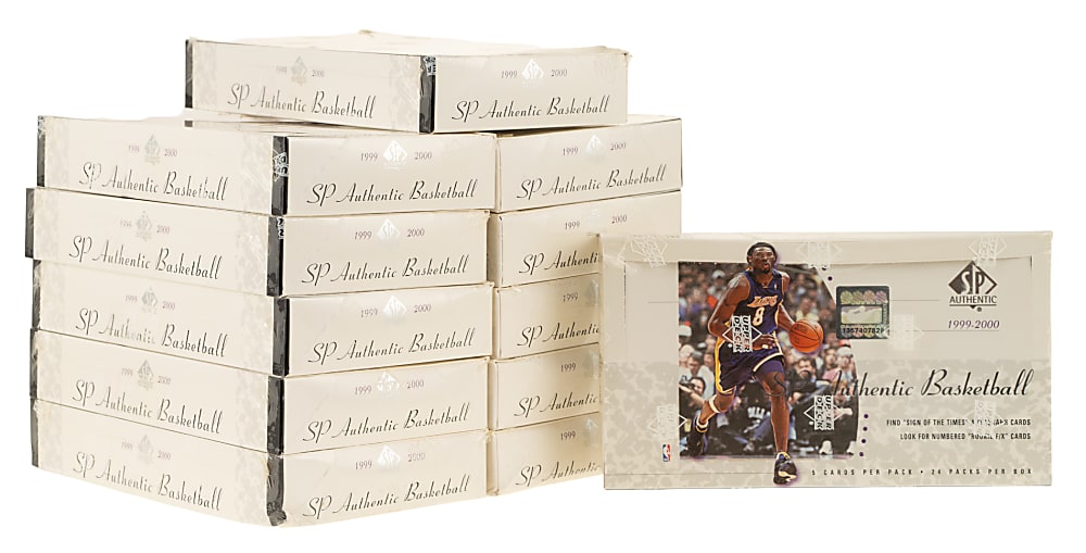 1999-2000 Upper Deck SP Authentic Basketball Original Hobby Case (12 Factory-Sealed Boxes)