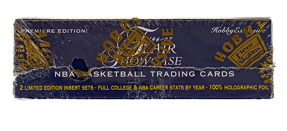 1996-1997 Flair Showcase Basketball Factory-Sealed Unopened Hobby Box (24 Packs) - Kobe Bryant Rookie Year