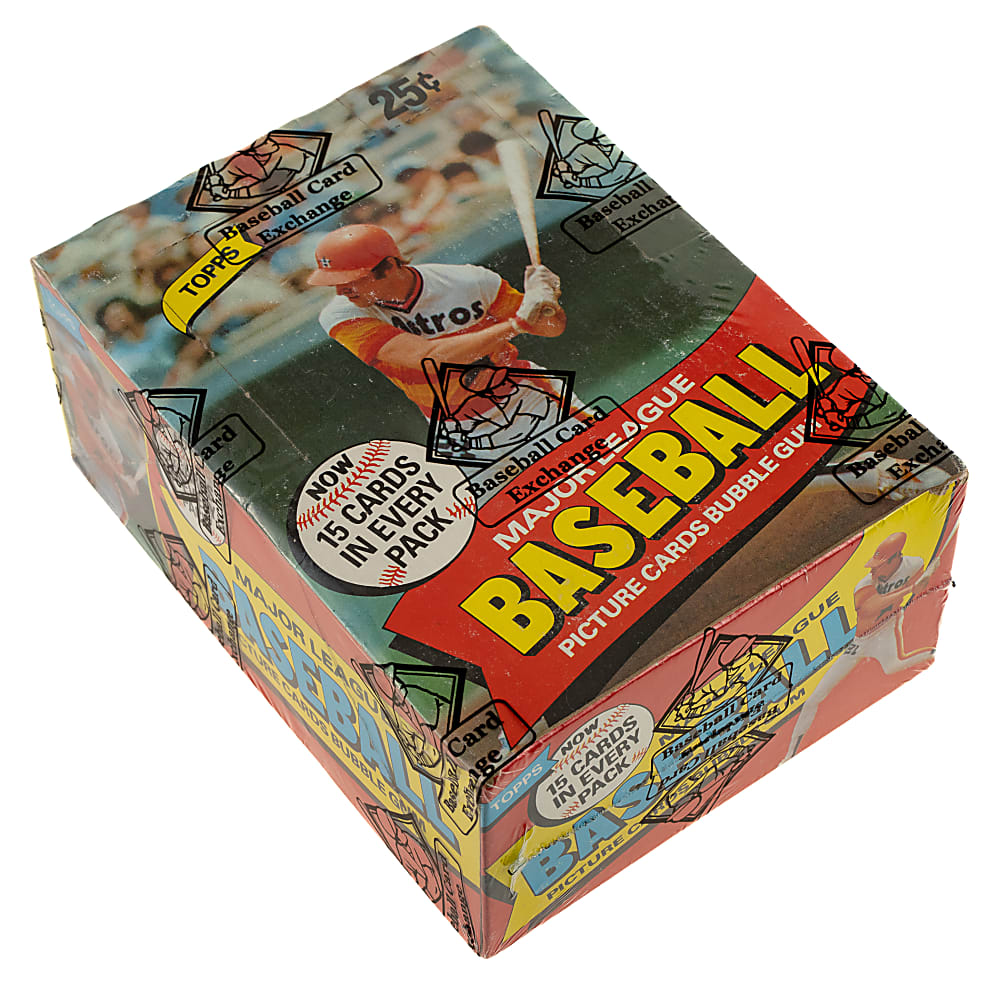 1980 Topps Unopened Wax Box (36 Packs) - BBCE - Rickey Henderson Rookie Year