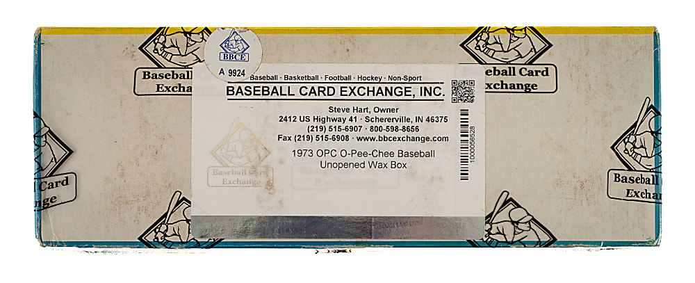 1973 O-Pee-Chee Unopened Wax Box (36 Packs) - BBCE - Mike Schmidt Rookie Year