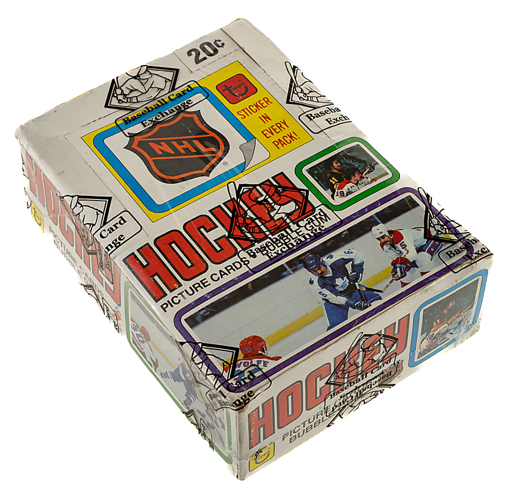 1979-1980 Topps Hockey Unopened Wax Box (36 Packs) - Wayne Gretzky Rookie Year - BBCE