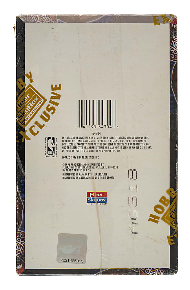 1996-1997 Fleer Ultra Basketball First Series Factory-Sealed Unopened Hobby Box (24 Packs) - Kobe Bryant Rookie Year