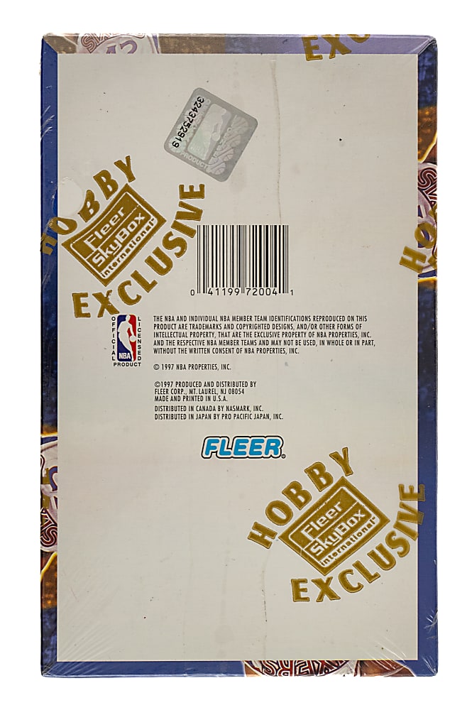 1996-1997 Fleer Ultra Basketball Second Series Factory-Sealed Unopened Hobby Box (24 Packs) - Ben Wallace Rookie Year