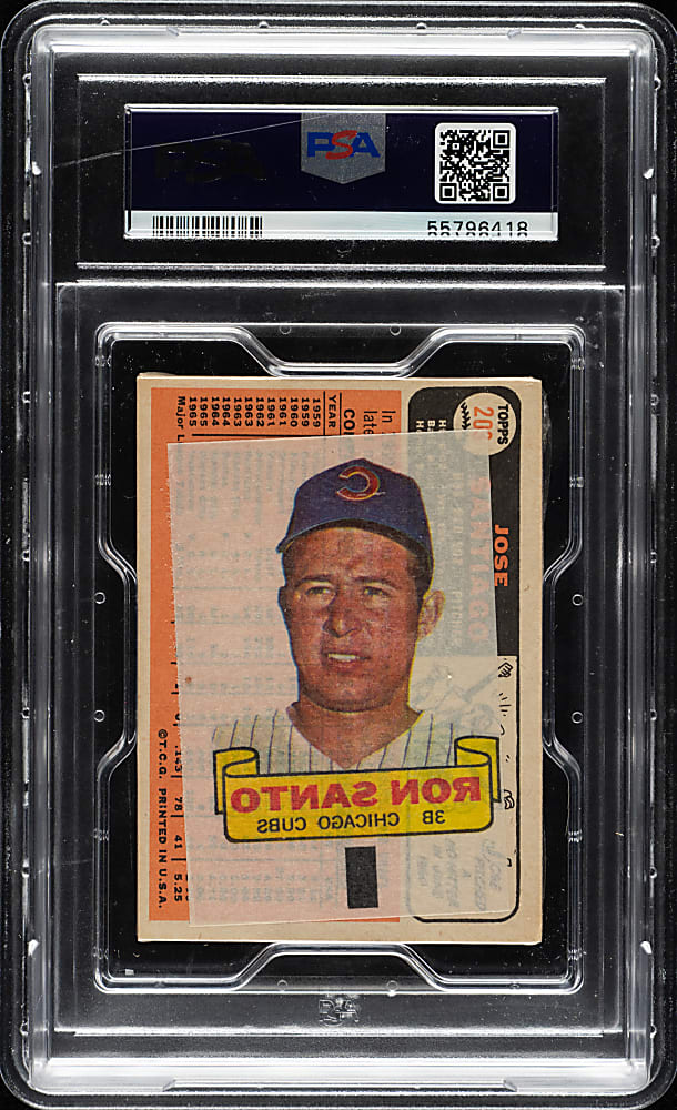 1966 Topps Third Series Unopened Cello Pack PSA NM 7