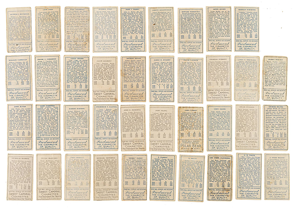 1911 T205 Gold Border Collection (43) Including Doc Adkins Minor Leaguer
