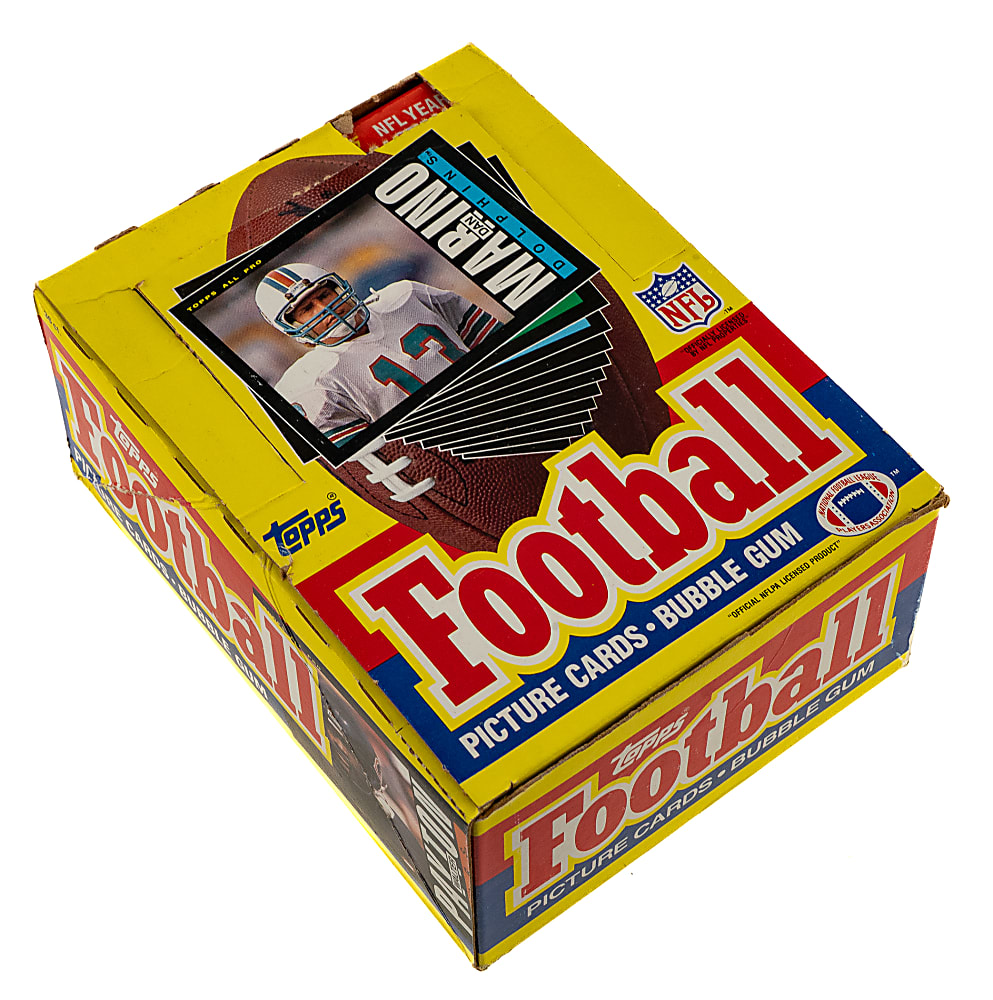 1985 Topps Football Unopened Wax Box (36 Packs) - BBCE
