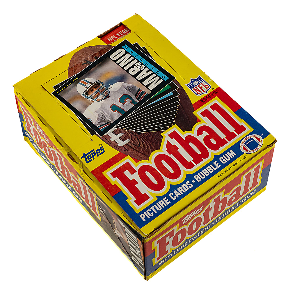 1985 Topps Football Unopened Wax Box (36 Packs) - BBCE