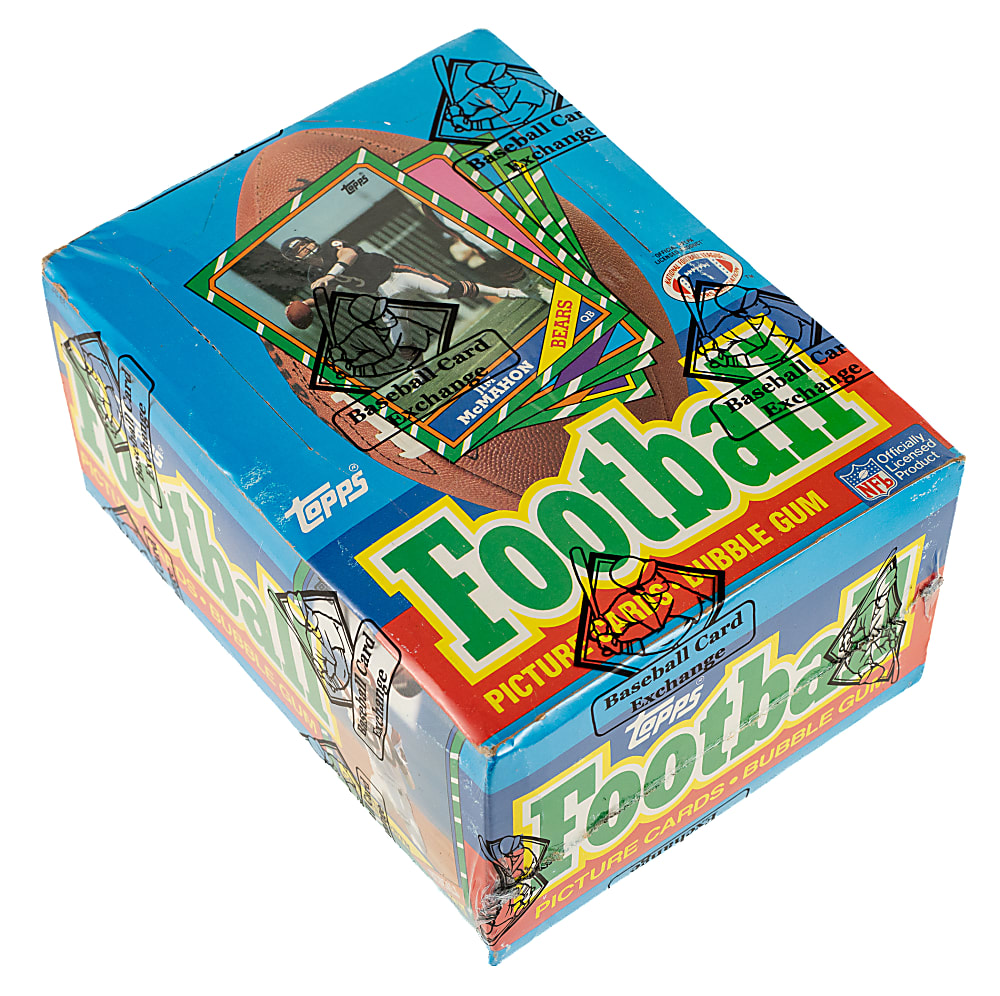 1986 Topps Football Unopened Wax Box (36 Packs) - BBCE