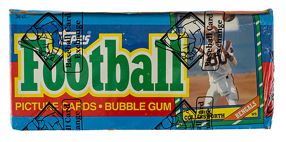 1986 Topps Football Unopened Wax Box (36 Packs) - BBCE