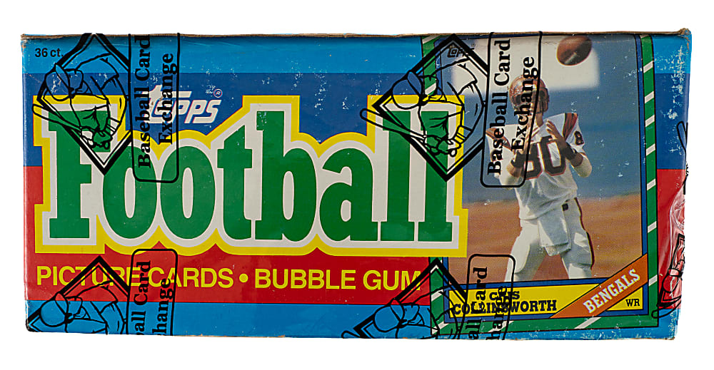 1986 Topps Football Unopened Wax Box (36 Packs) - BBCE
