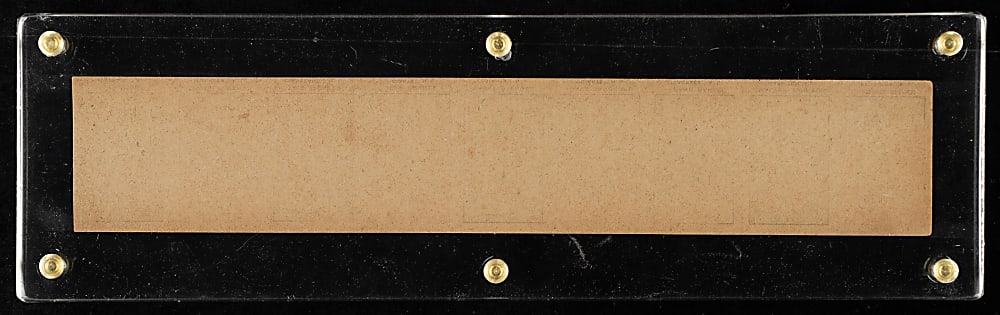 1921 W551 Baseball Uncut Strip-Card Panel (9 Cards) Including Cobb, Stengel, and Johnson