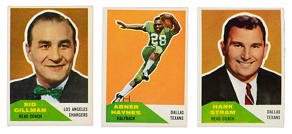 1960 Fleer Football Complete Set (132)