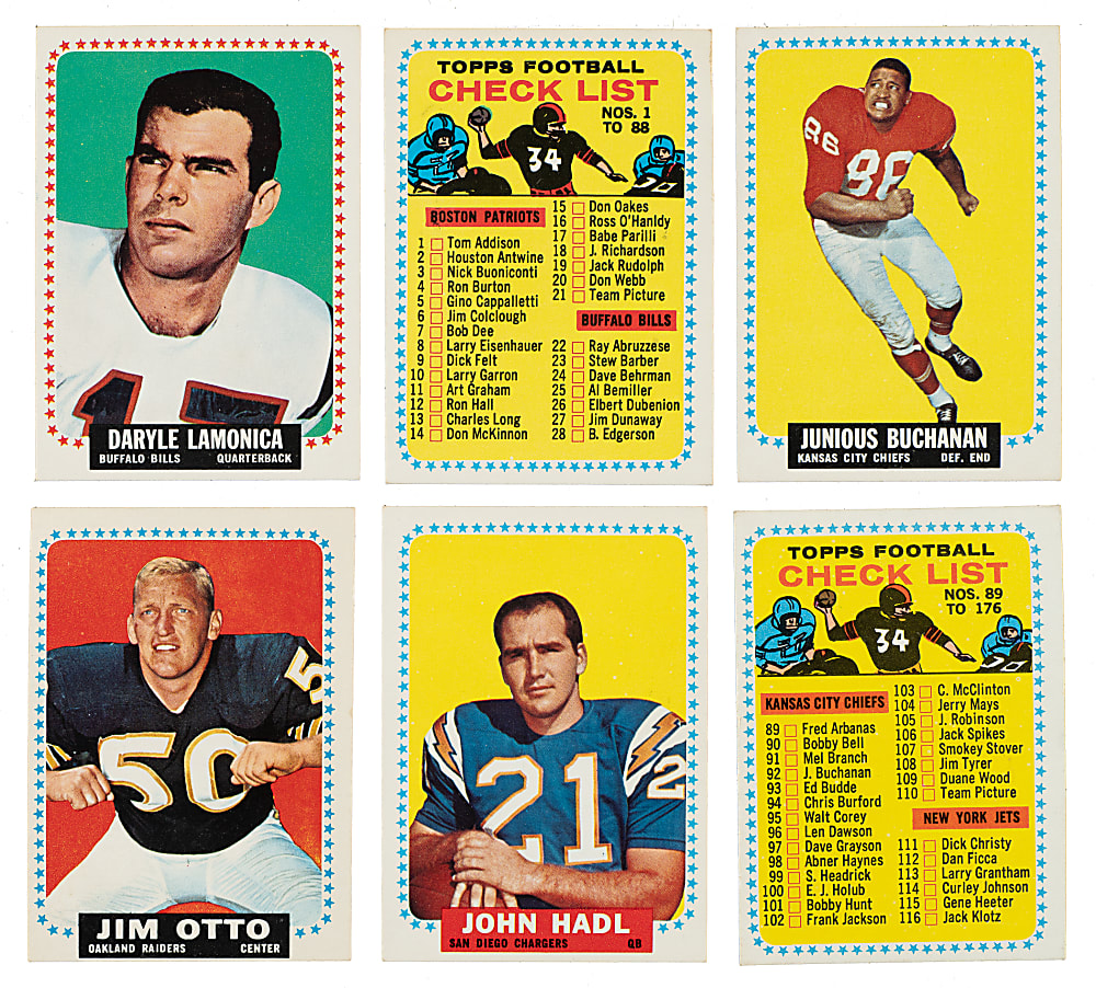 1964 Topps Football Complete Set (176)