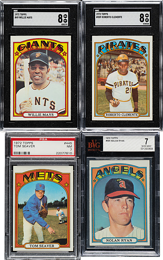 1972 Topps Complete Set (787) Including 30 Graded Cards