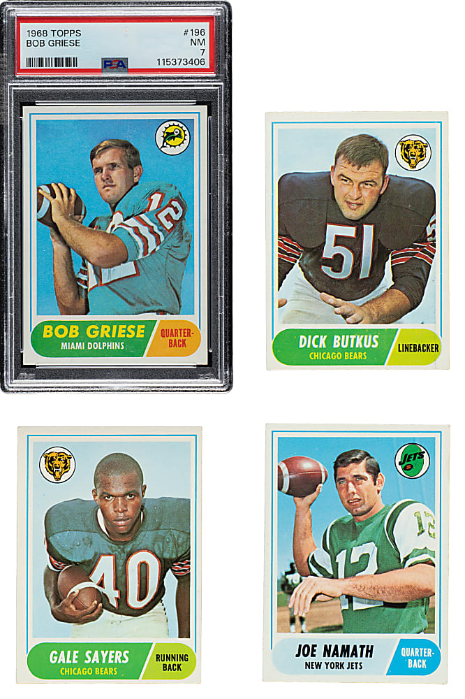 1968 Topps Football Complete Set (219)