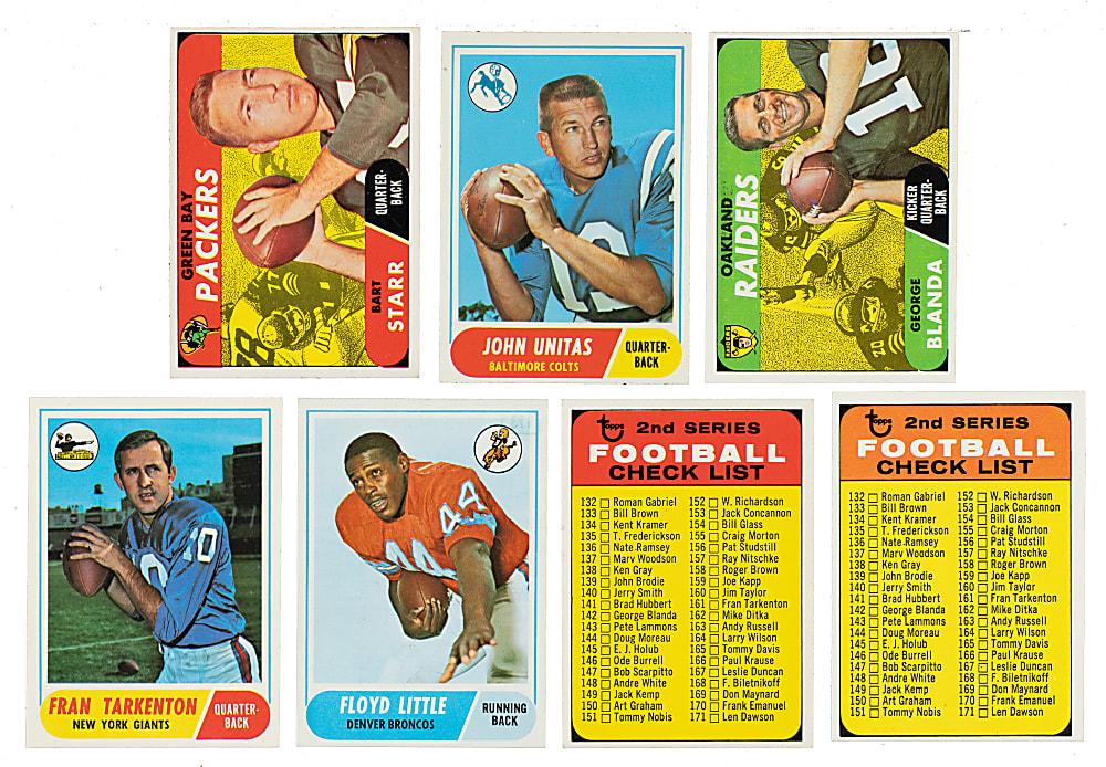 1968 Topps Football Complete Set (219)