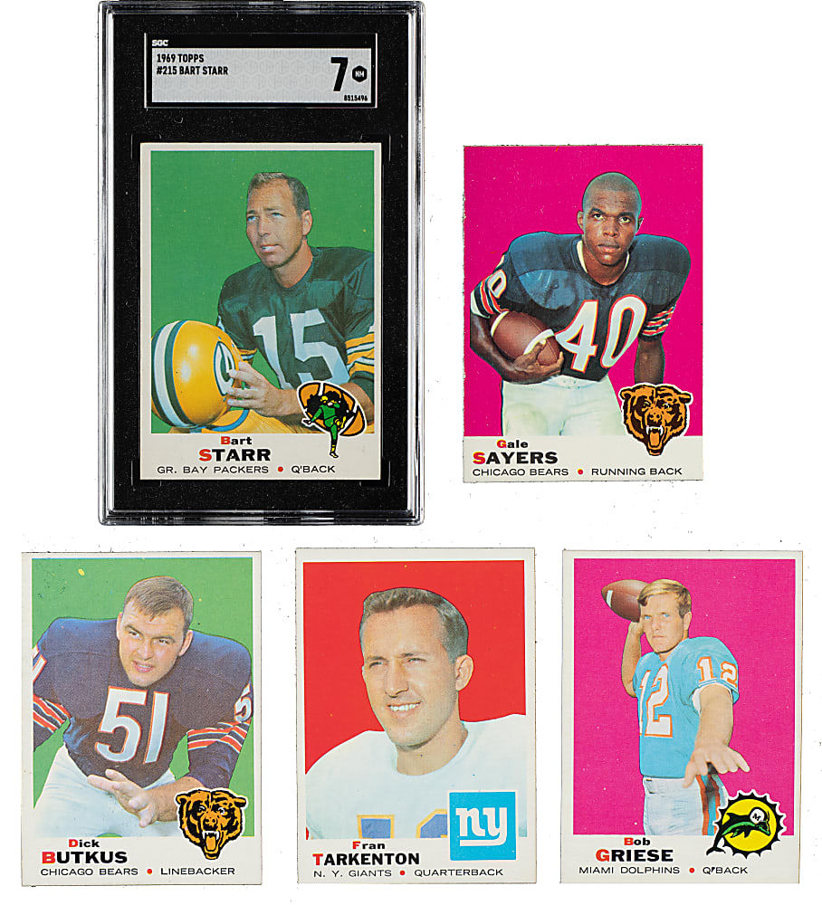 High-Grade 1969 Topps Football Complete Set (263)