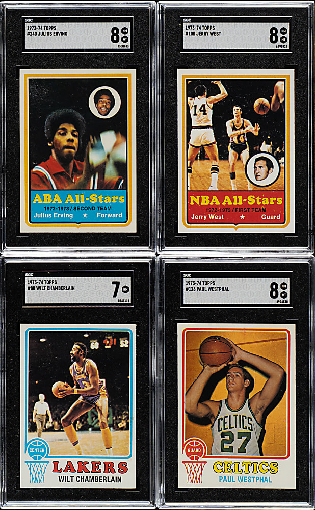 1973-1974 Topps Basketball Complete Set (264)