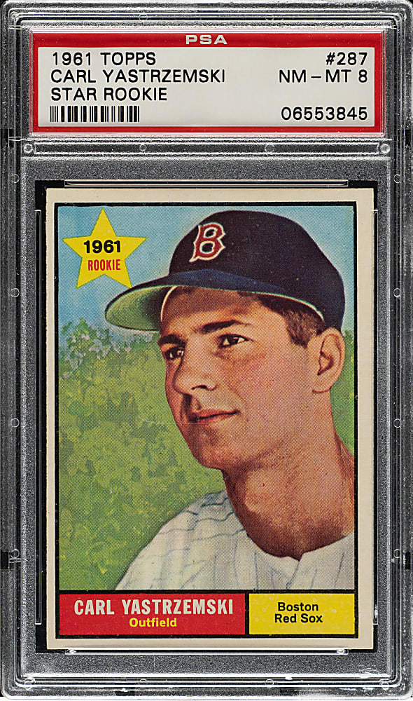 1961 Topps #287 Carl Yastrzemski PSA NM-MT 8