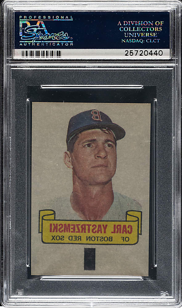 1966 Topps Rub-Offs Carl Yastrzemski PSA GEM MINT 10