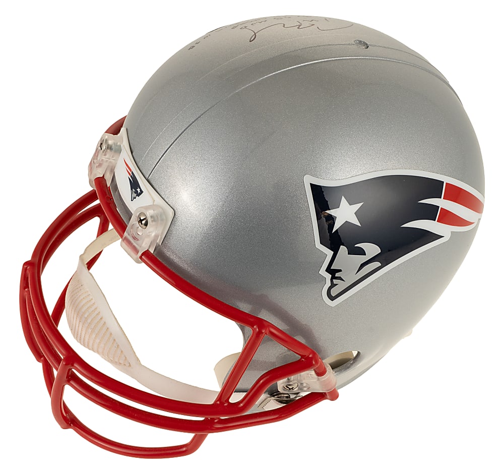 Tom Brady Signed Limited-Edition New England Patriots Helmet with Multiple Inscriptions - Tristar and JSA