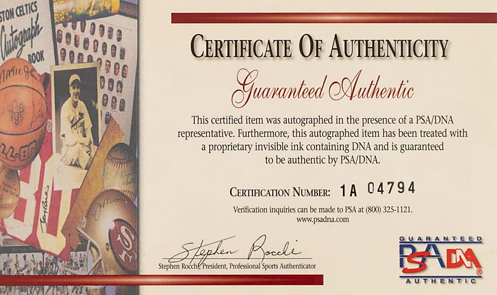 Wilt Chamberlain Signed Basketball PSA/DNA MINT 9
