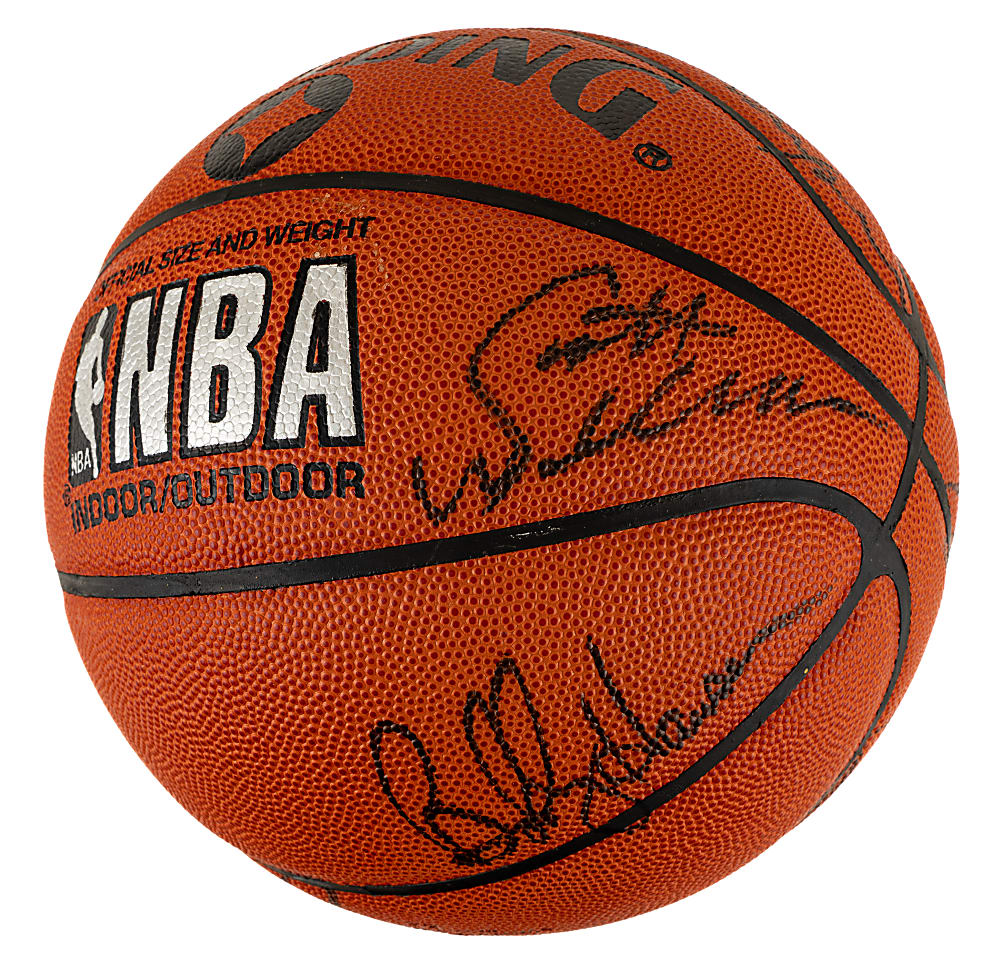 1991-1992 Chicago Bulls World Champions Team-Signed Basketball with Michael Jordan - JSA, Beckett, and PSA/DNA