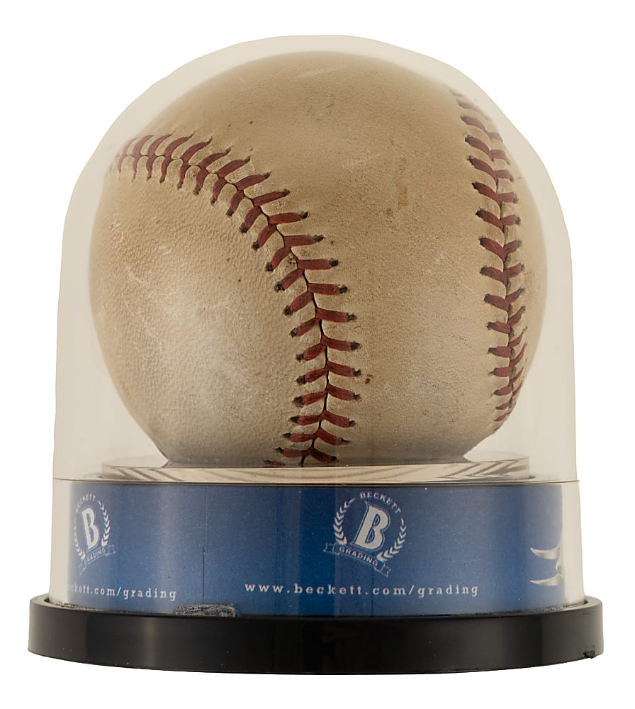 Ty Cobb Single-Signed Baseball - Beckett
