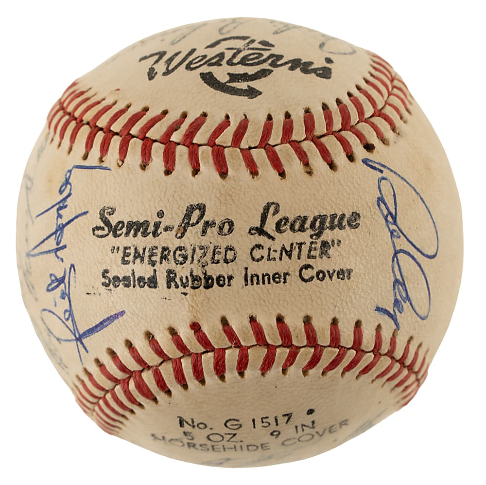 Brooklyn/Los Angeles Dodgers Multi-Signed Baseball with Robinson, Campanella, Hodges, Reese, and Snider - PSA/DNA