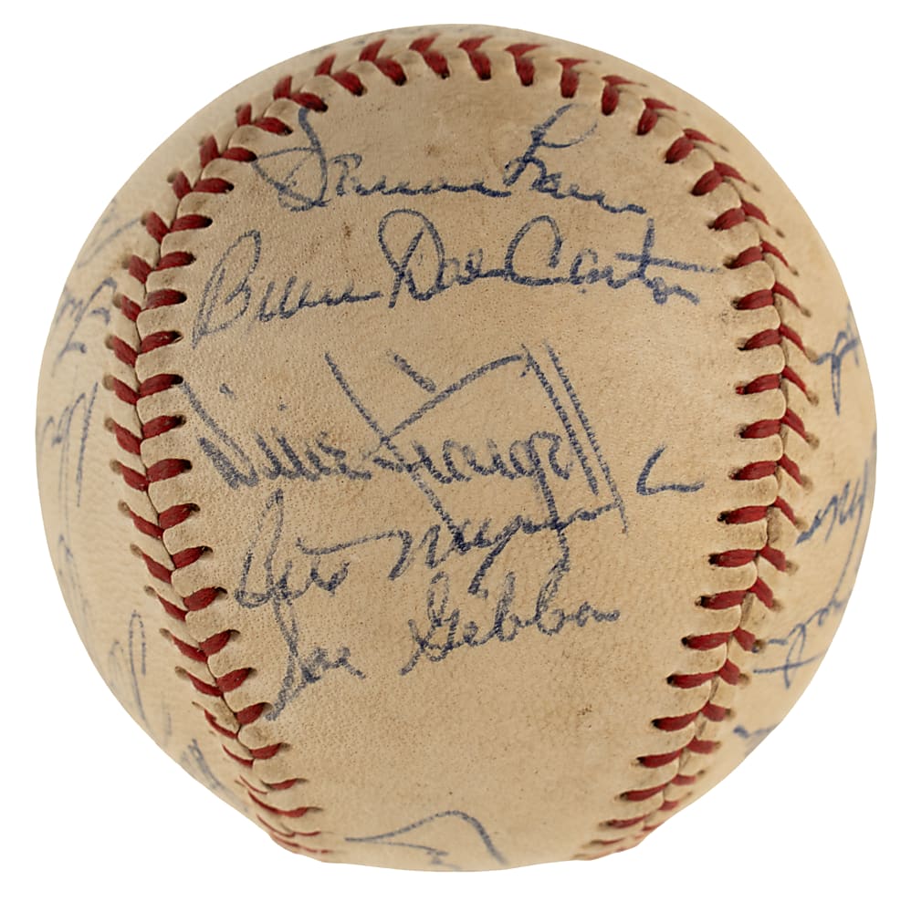 1969 Pittsburgh Pirates Team-Signed Baseball with Roberto Clemente - JSA