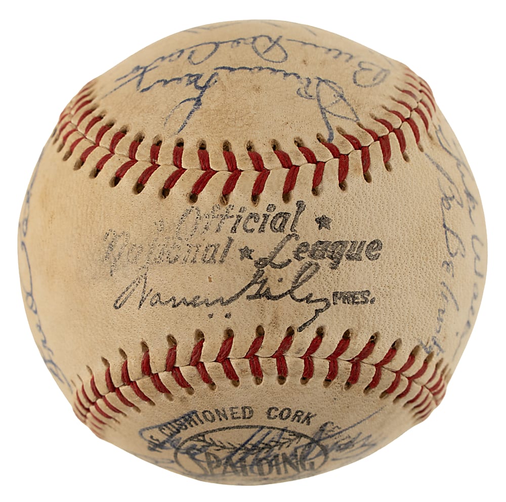1969 Pittsburgh Pirates Team-Signed Baseball with Roberto Clemente - JSA