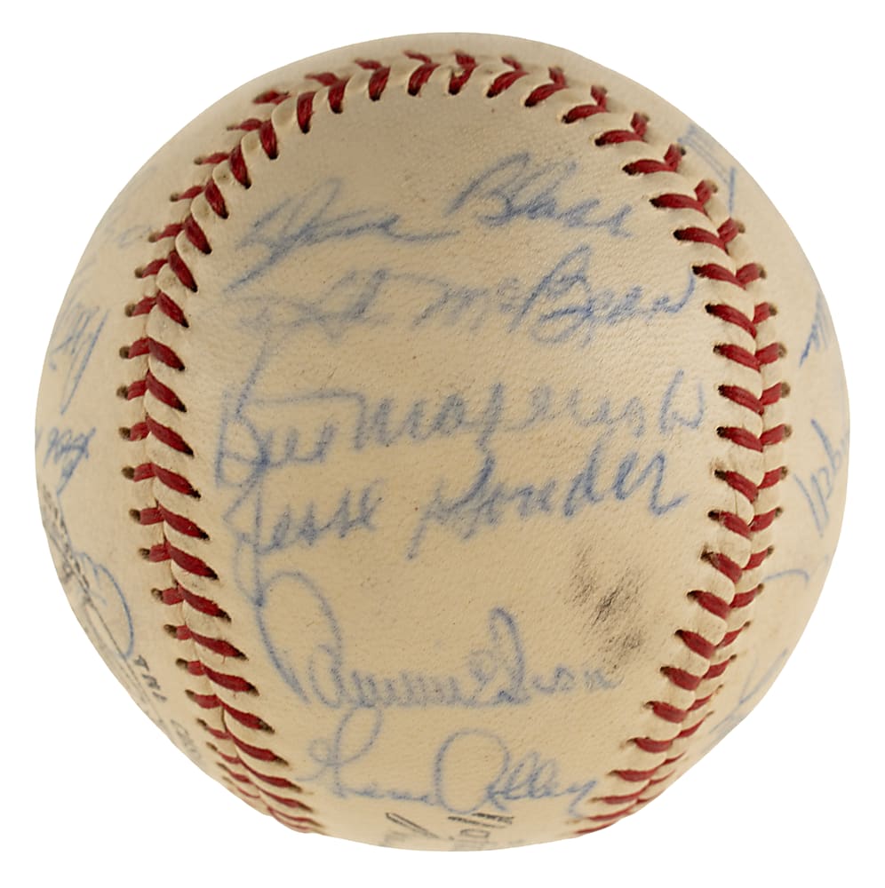 1966 Pittsburgh Pirates Team-Signed Baseball with Roberto Clemente - PSA/DNA