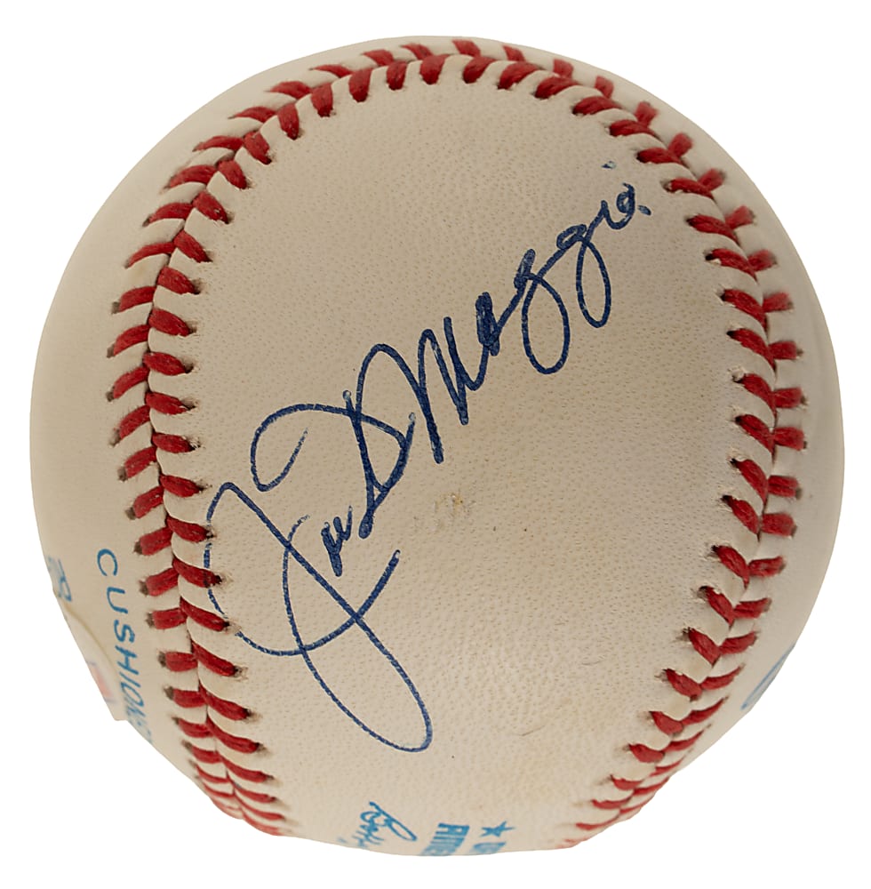 Joe DiMaggio, Mickey Mantle, and Ted Williams Signed Baseball - PSA/DNA