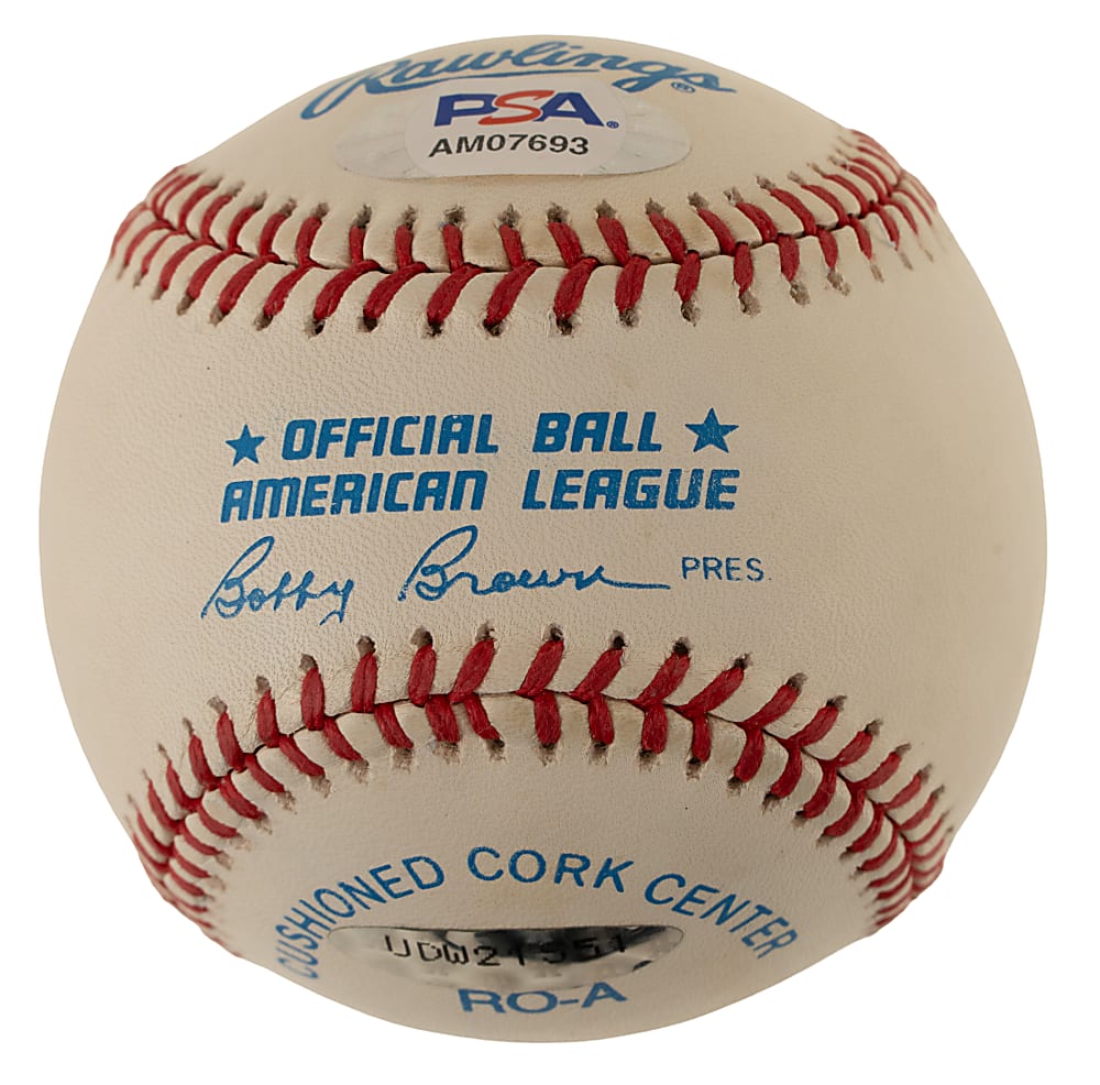 Ted Williams Single-Signed Limited-Edition Baseball with ".406" Inscription -PSA/DNA and Upper Deck